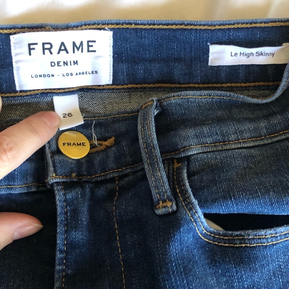 FRAME Le High Skinny
